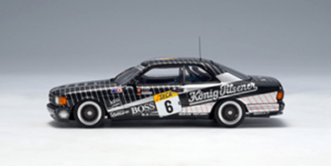 AUTOart MERCEDES-BENZ 500 SEC (W126) 1:43 AMG 24 HRS RACE SPA FRANCHORCHAMPS LUDWIG/CUDINI/MULLER 1989 #6