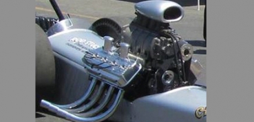 GMP 18853 Blown HEMI Drag Engine MOTOR, MOTORMODELL 1:18