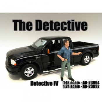 American Diorama 23932 Figur The Detective - Detective IV - 1:24 limitiert 1/1000
