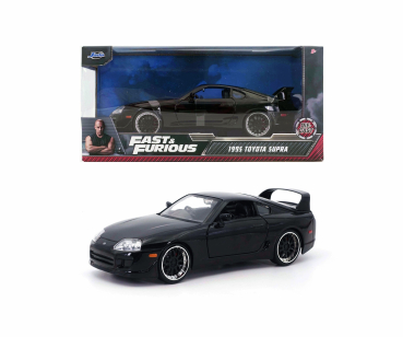 Jada Toys 253203077 Fast & Furious Toyota Supra 1995 black 1:24 Modellauto