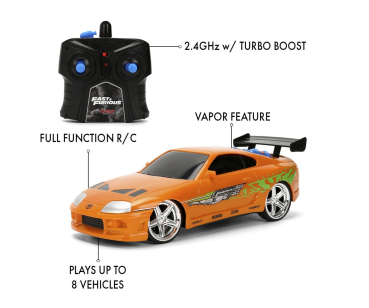 Fast & Furious Brian's Toyota Supra Nitro Powered Vapor 1:24 RC radio control Jada Toys 9336194314R00 Modelcar