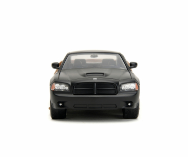 Jada Toys 253203078 Fast & Furious Dodge Charger 2006 schwarz Heist Car 1:24 Modellauto