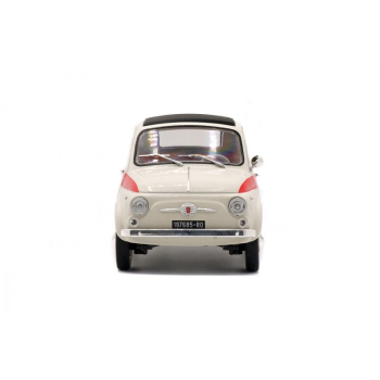 Solido Fiat 500 Nuova Sport L creme-rot 1968 1:18 - 421184330 S1801401