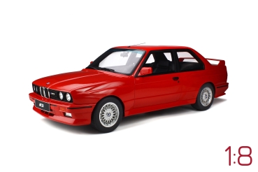 GT-Spirit GTS80061 BMW M3 E30 rot 1986 Modellauto 1:8 inkl. Vitrine limitiert