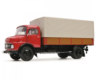 Schuco 450016400 Mercedes MB L911 rot Pritsche LKW 1:18 limitiert Modellauto