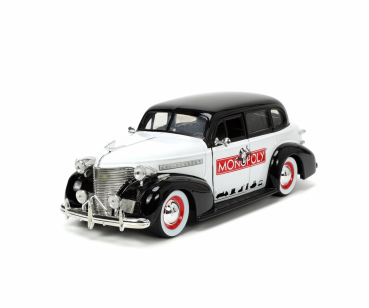 Jada Toys 253255048 Mr. Monopoly + 1939 Chevrolet 1:24 Modellauto + Figur