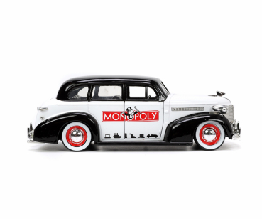 Jada Toys 253255048 Mr. Monopoly + 1939 Chevrolet 1:24 Modellauto + Figur