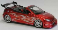 Norev 184736 Peugeot 206 CC Tibal Tuning Coupe 04 rot 1:18 limited Edition