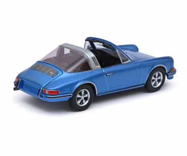 Schuco Porsche 911 Targa blau 1:43 limitiert Modellauto