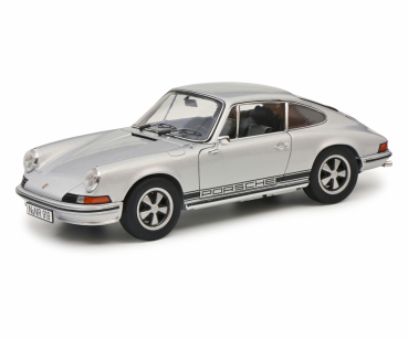 Schuco 450047000 Porsche 911 2,4 S Coupe 1973 silber 1:18 limited 1/1000 Modellauto