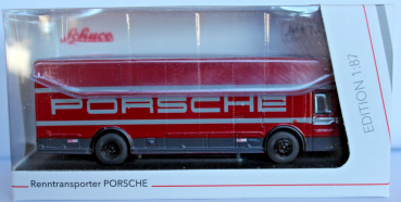 Preview: Mercedes Benz Renntransporter Porsche 1:87 Schuco 452668000 Modelcar