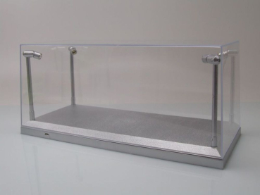 Display Case silver mit Beleuchtung für 1/18 Modellautos T9-189922