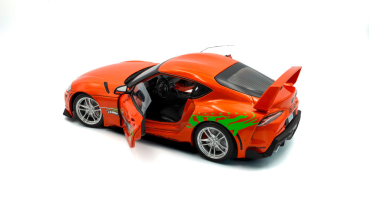 Solido 421186428 Toyota GR Supra Tribute Fast & Furious 2024 Orange 1:18 Modellauto