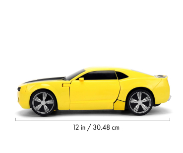 Transformers Converting Bumblebee Chevrolet Camaro 1:16 RC Radio Control Jada Toys 9336112314R00 Modelcar