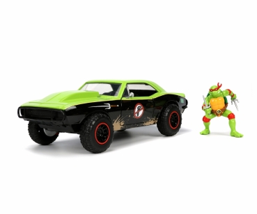Jada Toys 253285001 Turtles Raphael & Chevy Camaro 1967 1:24 Modellauto