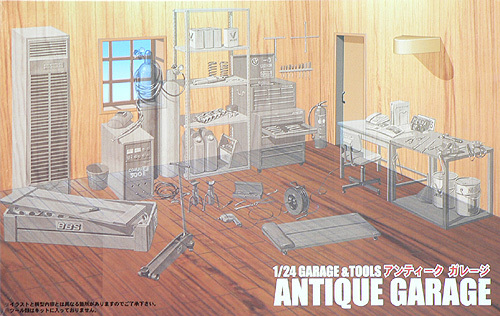 Fujimi Garage & Tools - Antike Werkstatt - 1:24 (FUJ11104) - Axels