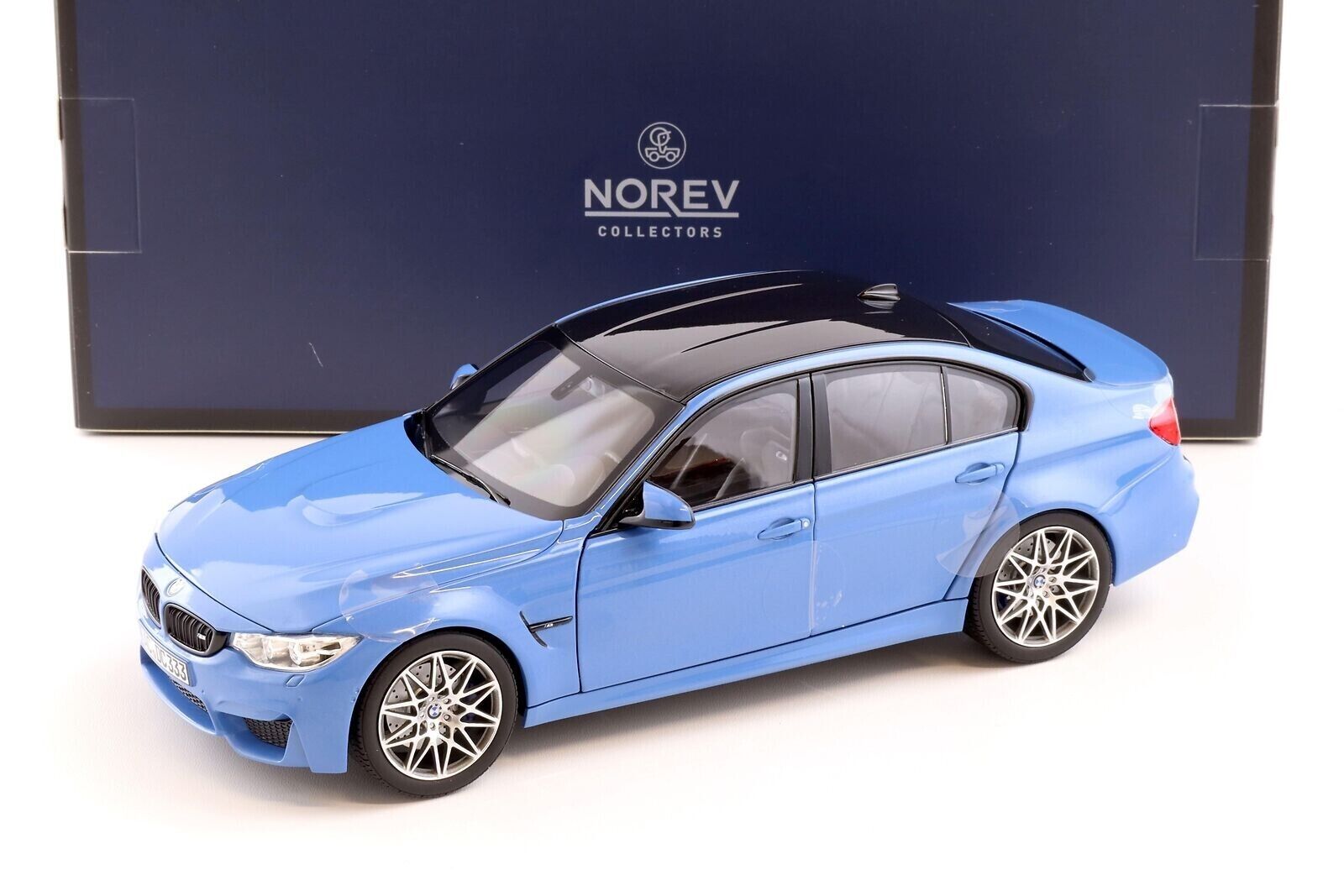  Norev 183237 BMW M3 F80 Competition 2017 blau metallic  1:18 limitiert Modellauto/