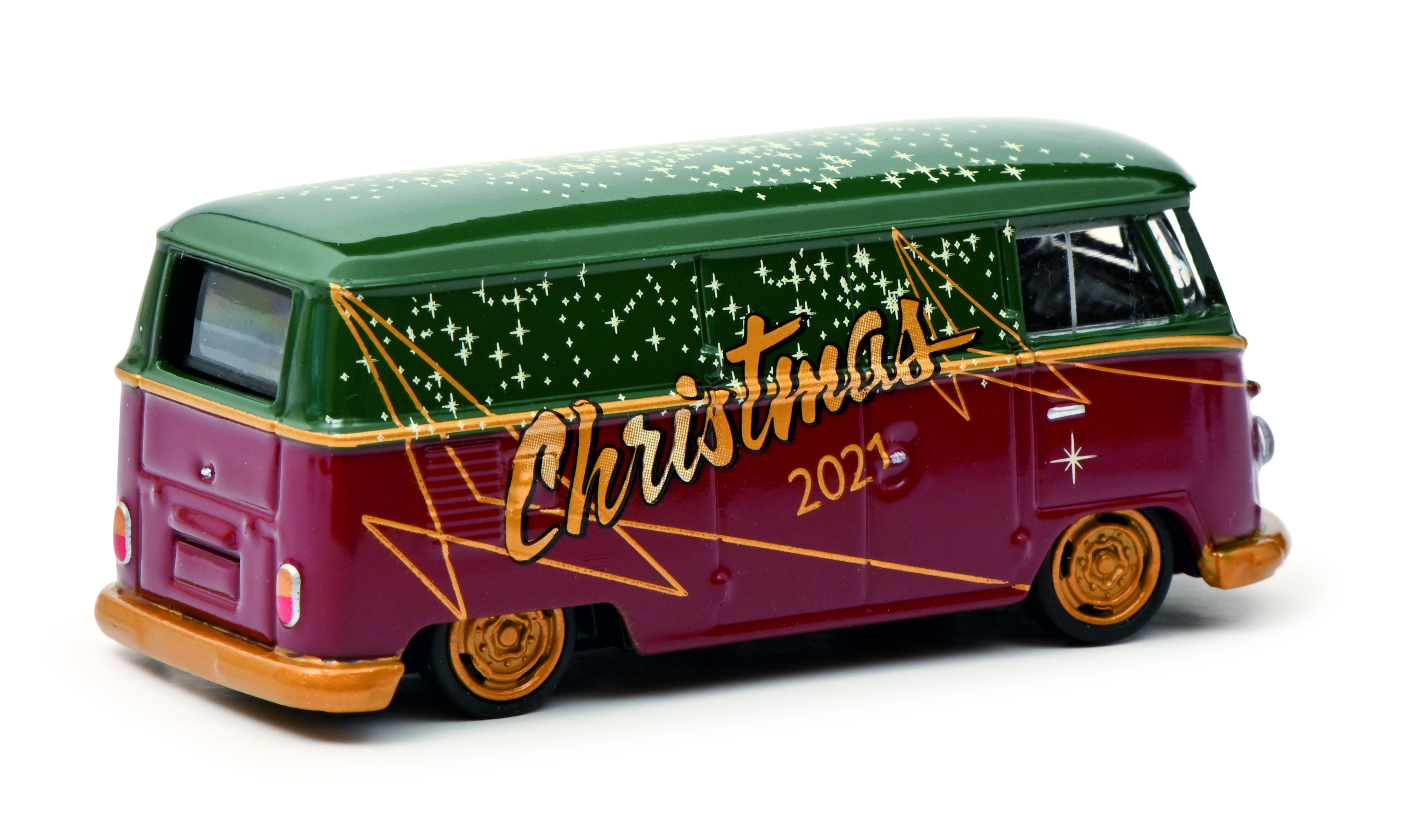 Schuco VW T1 Bus Lowrider Christmas Weihnachten 2021 1:64 Modellauto