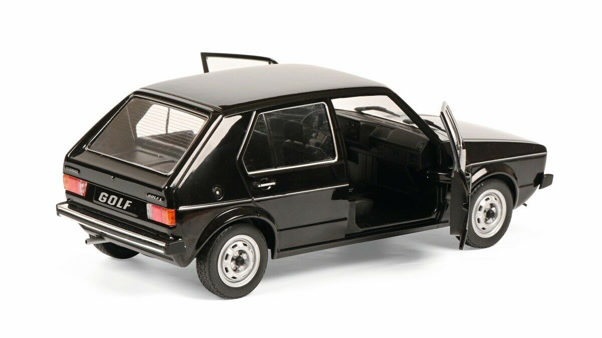 Solido Cars 1983 Volkswagen Golf L Black 1/18 Diecast Model Car by Solido  S1800209