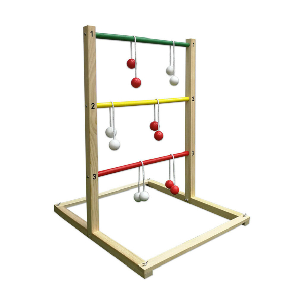 Carromco 067670 Wikinger Leitergolf Gartenspiel Rasenspiel Outdoor Holzspiel