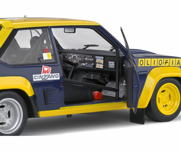 Solido 421181520 Fiat 131 Abarth Tour de Corse Winner 1977 schwarz #5 1:18 Modellauto