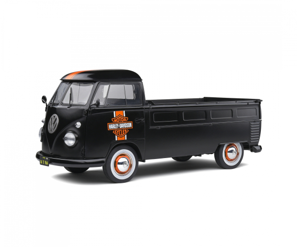 Solido 421181940 VW T1 Pritsche black custom Harley-Davidson 1:18 Modellauto