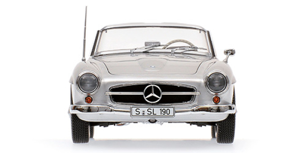 Minichamps MERCEDES-BENZ 190 SL W121 1955 silber 1:18 Modellauto