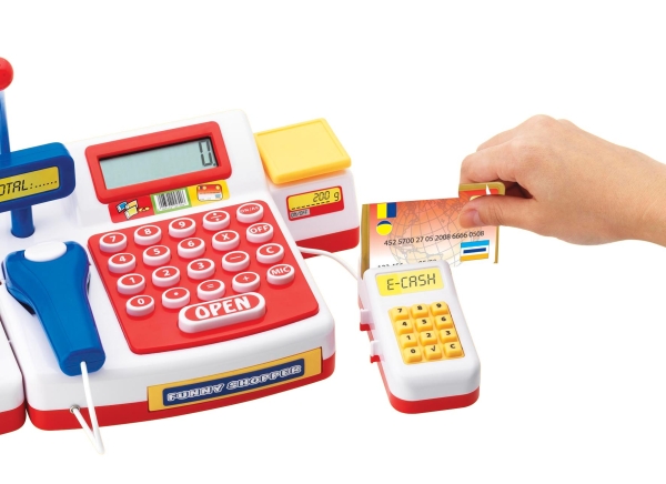 Simba Supermarktkasse mit Scanner für Kinder Kaufladen Spielzeug