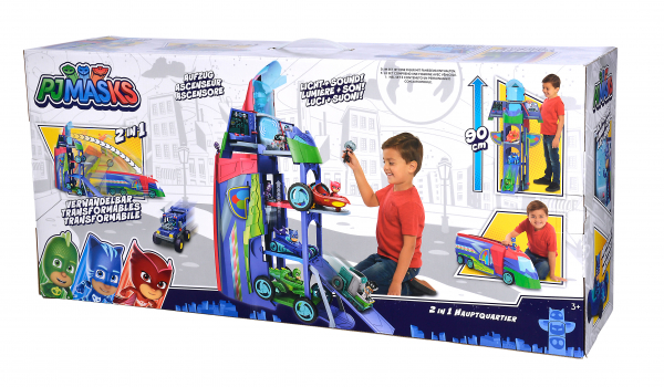 Simba PJ Masks Verwandelbares Hauptquartier - Spielzeug für Jungen