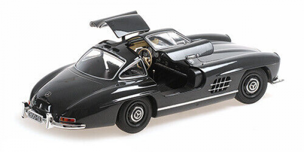 Minichamps 110037219 Mercedes-Benz 300SL 1955 dunkel grau W198 limitiert 1:18 Mercedes 300 SL Modellauto