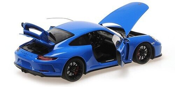Minichamps 110067024 PORSCHE 911 GT3 991.2 2017 blau 1:18 Modellauto