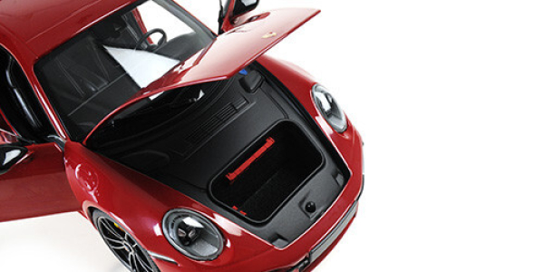 Minichamps PORSCHE 911 992 Turbo S Coupe 2021 Sport Design rot 1:18 Modellauto limitiert 1/504