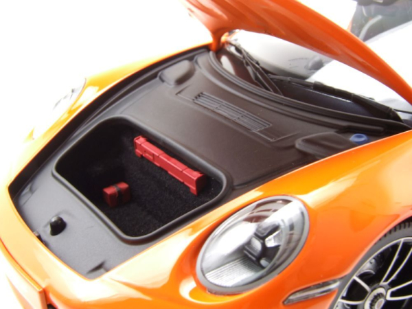 Minichamps PORSCHE 911 992 Turbo S Coupe 2021 Sport Design orange 1:18 Modellauto limitiert 1/504
