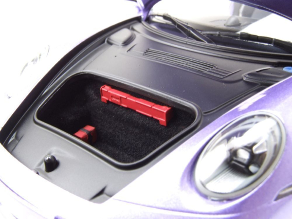 Minichamps PORSCHE 911 992 Turbo S Coupe 2021 Sport Design violett 1:18 Modellauto limitiert 1/504