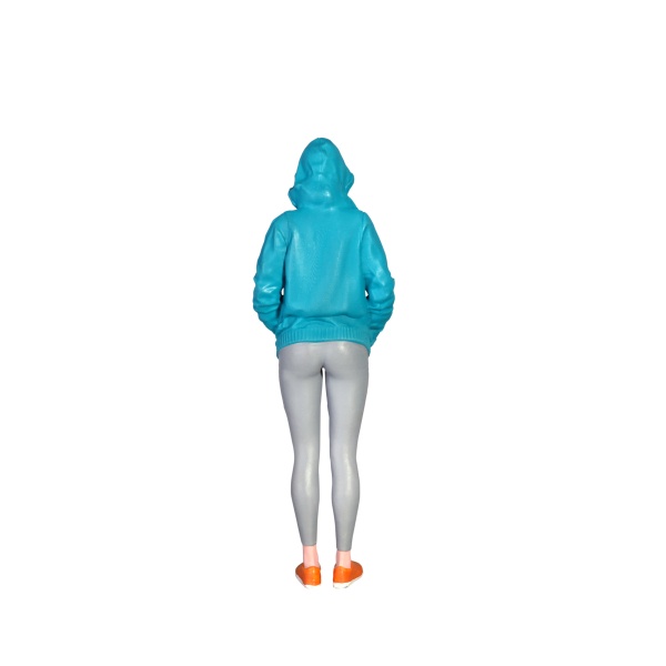 Atlantic 1:18 Figur Tanya Frau mit Hoodie für Modellbau Diorama