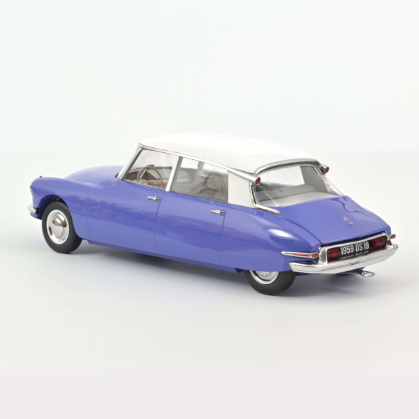 NOREV 121569 Citroën DS 19 1959 Delphinium Blau & Weiß 1:12 Modellauto