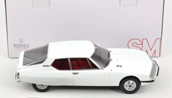 NOREV 121702 Citroën SM 1974 white 1:12 modelcar limited 1/200
