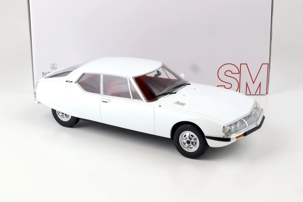 NOREV 121702 Citroën SM 1974 white 1:12 modelcar limited 1/200