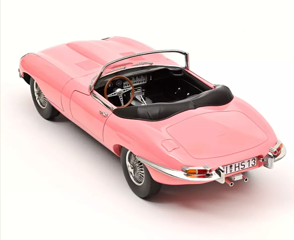 NOREV 122721 Jaguar E-Type Cabriolet 1962 pink 1:12 Modellauto limited 1/300