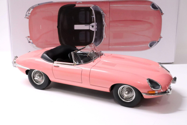 NOREV 122721 Jaguar E-Type Cabriolet 1962 pink 1:12 Modellauto limited 1/300