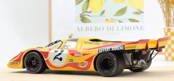 PORSCHE 917K #2 Siffert/Ahrens 1970 9h Kyalami 1:12 Norev modelcar R23 limited 1/200 127506
