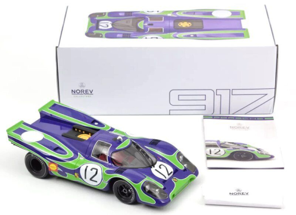 PORSCHE 917K Hockenheim 1970 Van Lennep #12 1:12 Norev modelcar limited 1/200 127507