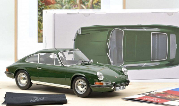 NOREV 127510 Porsche 911 T Coupe 1968 grün  1:12 limitiert 1/500 Modellauto