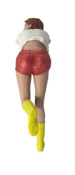 Atlantic 1:18 Figur Rebecca Frau die Auto wäscht für Modellbau Diorama