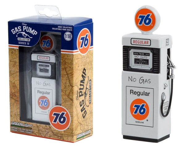 Greenlight Zapfsäule 1951 Wayne 505 Gas Pump union 76 regular gasoline no gas 1:18 14120-B