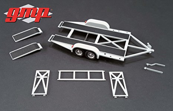 GMP Tandem Trailer mit Reifenregal 1:43 - 14303