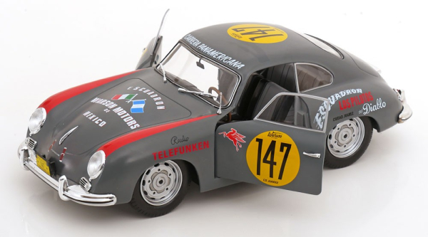Porsche 356 PRE-A #147 grey 1:18 modelcar Solido 421182280