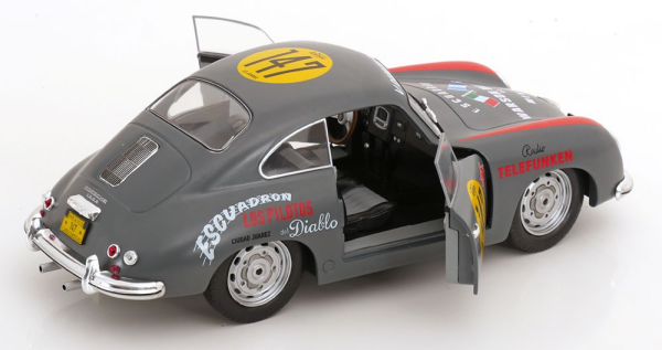 Porsche 356 PRE-A #147 grey 1:18 modelcar Solido 421182280