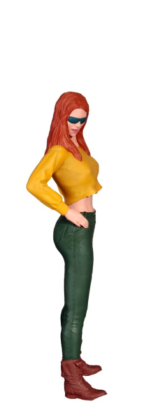 Atlantic 1:18 Figur Chanel Frau in gelben Pullover für Modellbau Diorama