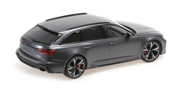 Minichamps Audi RS6 C8 Avant 2019 matt grau 1:18 limitiert 1/333 RS 6 Modellauto